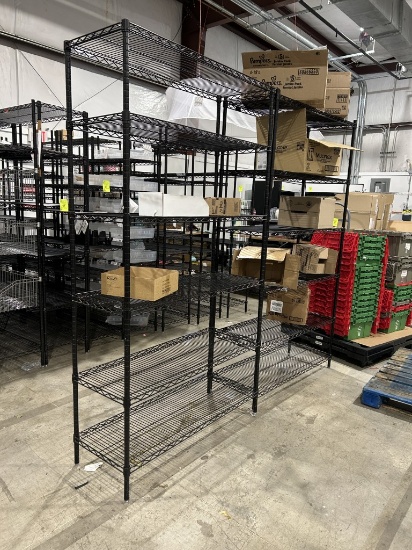 48IN X 18IN X 86IN BLACK ULINE RACKS