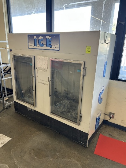 POLAR TEMP TWO DOOR SELF CONTAINED ICE MERCHANDISER