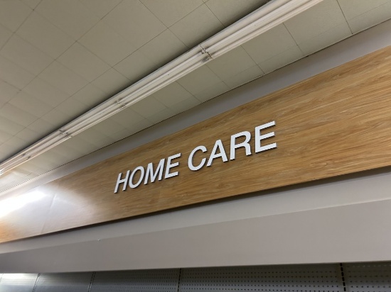 HOME CARE WALL LETTERING