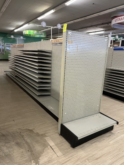 20FT OF LOZIER GONDOLA SHELVING