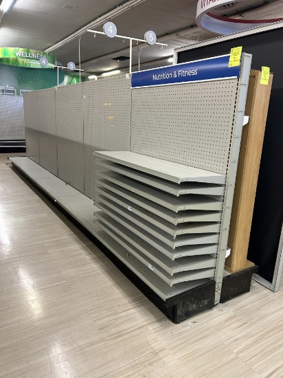 20FT OF LOZIER GONDOLA SHELVING