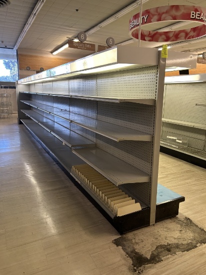 24FT OF LOZIER GONDOLA SHELVING