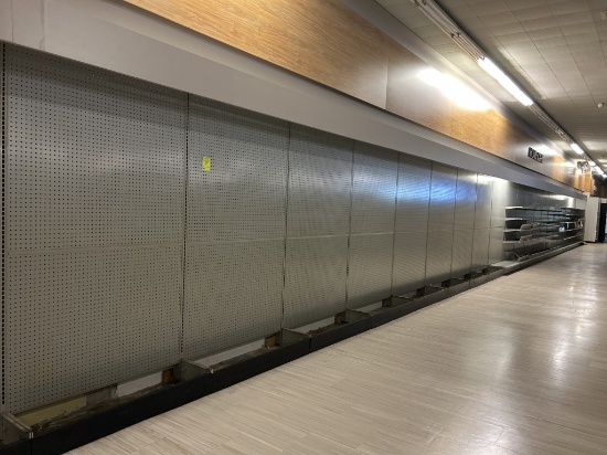 84FT OF LOZIER WALL SHELVING