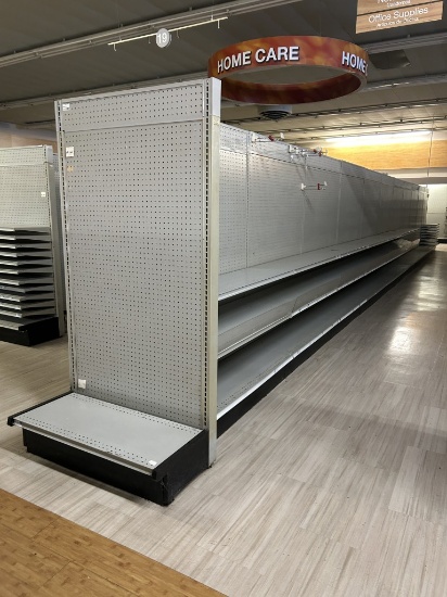 44FT OF LOZIER GONDOLA SHELVING