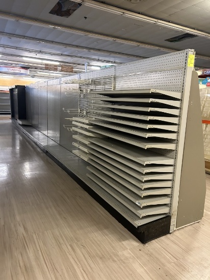 36FT OF LOZIER WALL SHELVING