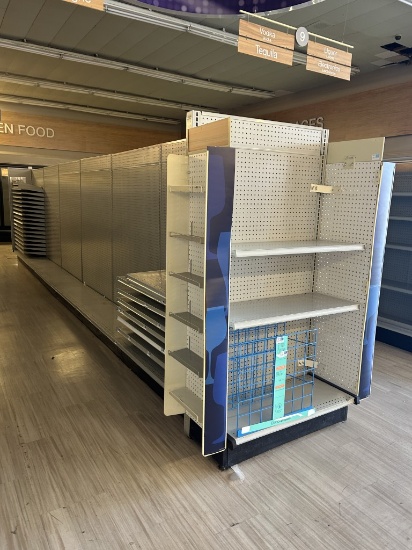 24FT OF LOZIER GONDOLA SHELVING