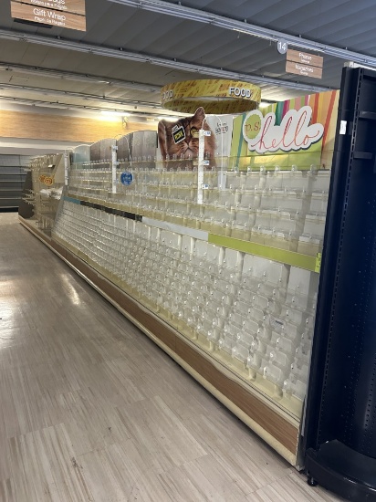 36FT SINGLE SIDED GREETING CARD MERCHANDISING SHELVING