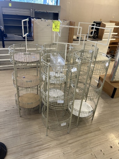 18IN DIAMETER ROUND WIRE MERCHANDISERS
