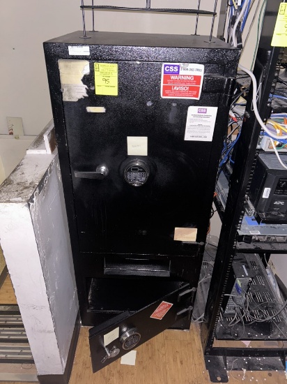 CSS TWO COMPARTMENT SAFE W/ SECURAM ELECTRONIC COMBINATION LOCKS