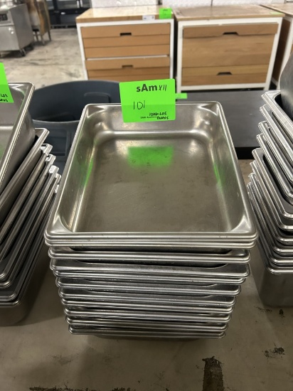 COMMERCIAL STAINLESS STEEL STEAM TABLE PANS