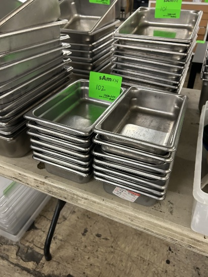 COMMERCIAL STAINLESS STEEL STEAM TABLE PANS