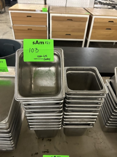 1/6 SIZE COMMERCIAL STEAM TABLE PAN 6” DEEP
