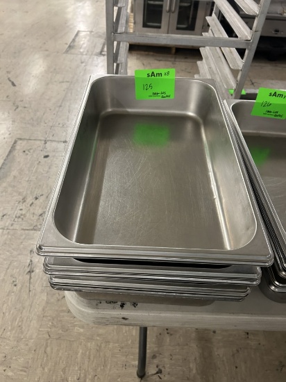 FULL SIZE STAINLESS STEEL STEAM TABLE PANS