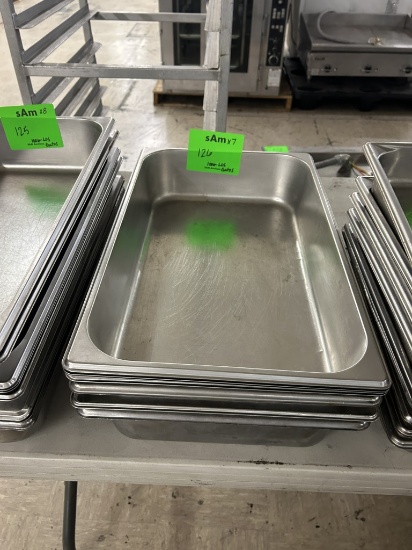 FULL SIZE STAINLESS STEEL STEAM TABLE PANS
