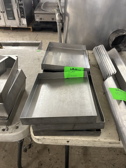 STAINLESS STEEL DELI CASE TRAYS
