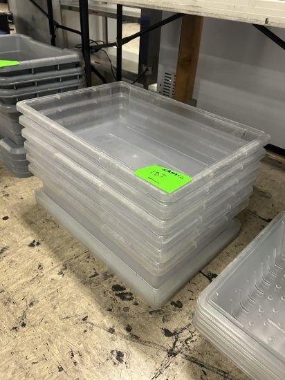 CARLISLE 8.5 GALLON FOOD PREP STORAGE CONTAINERS
