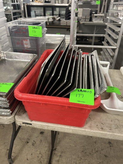 FULL SIZE STAINLESS STEEL CAMBRO LIDS