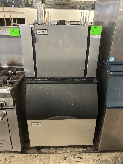 ICE O MATIC AIR COOLED CUBED ICE MAKER WITH STORAGE BIN