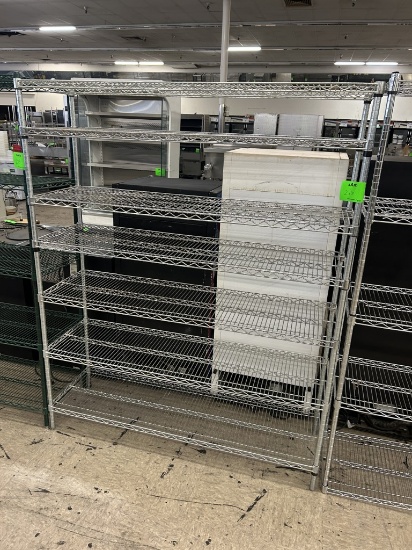 5’ 7 TIER CHROME WIRE RACK