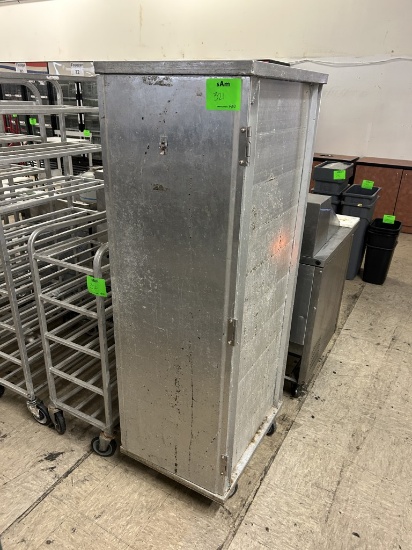 30 SLOT ALUMINUM ENCLOSED SHEET PAN TRANSPORT RACK