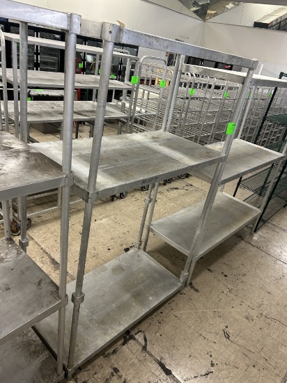 WINHOLT 4’ 3 TIER ALUMINUM STORAGE RACK