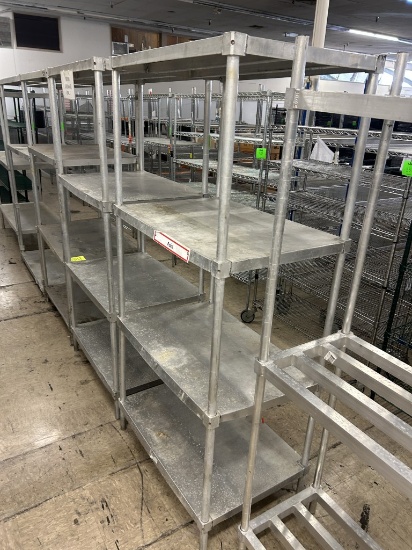 WINHOLT 3’ 4 TIER ALUMINUM STORAGE RACK