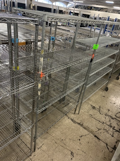 4’ 4 TIER WIRE STORAGE RACK