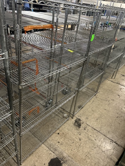 41 1/2” 4 TIER WIRE STORAGE RACKS