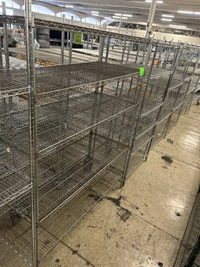 5 TIER WIRE STORAGE RACKS