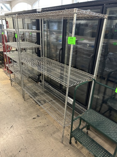 59 1/2” 3 TIER WIRE STORAGE RACK