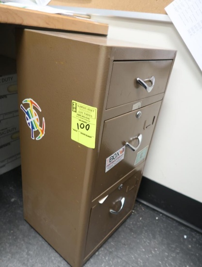 set of drawers, no keys