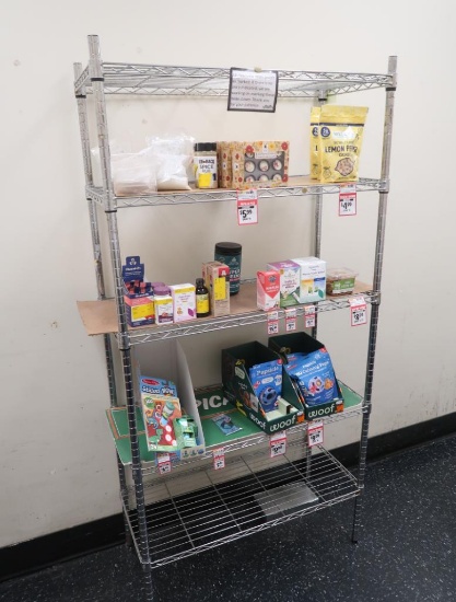wire shelving unit