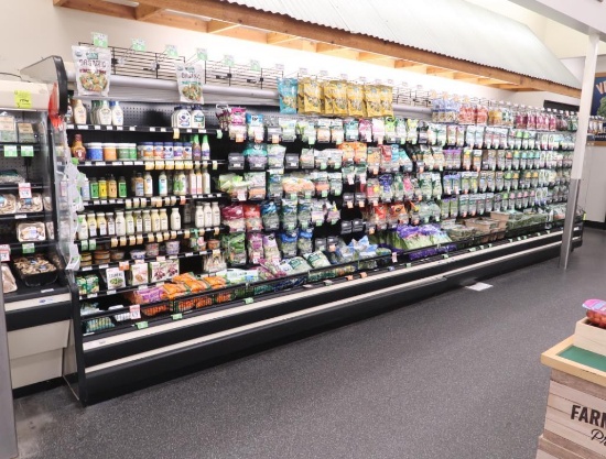 Tyler refrigerated multi-deck cases, 24' run (12+12)