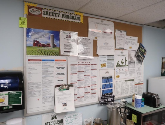 all cork boards in room