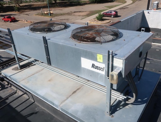 rooftop refrigeration condenser, 2 fan