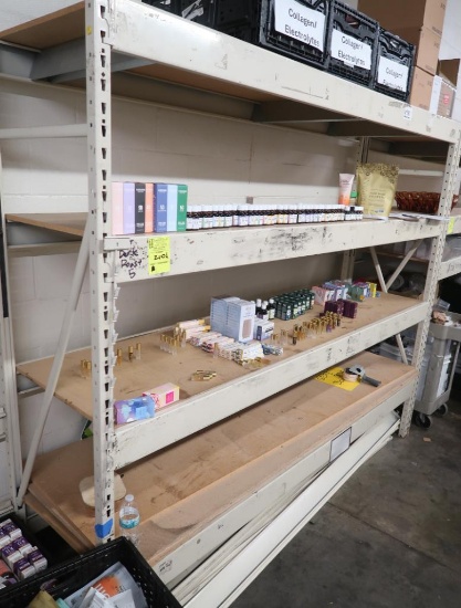 warehouse shelving, 1) section