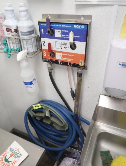high pressure hose w/ hanger