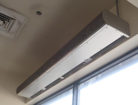 air curtain, east foyer