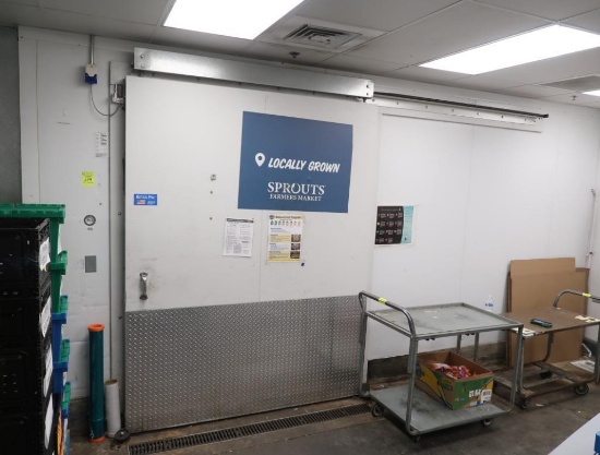 walk-in cooler, including door & refer coils ( produce)