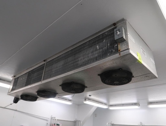 refrigeration coils, 4) fan