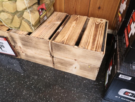 wooden crates