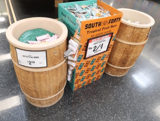 bulk barrels, w/ inserts