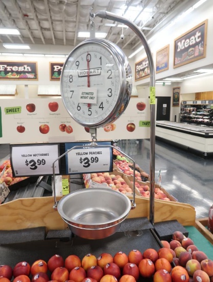 Hobart dial scales w/ hanging brackets