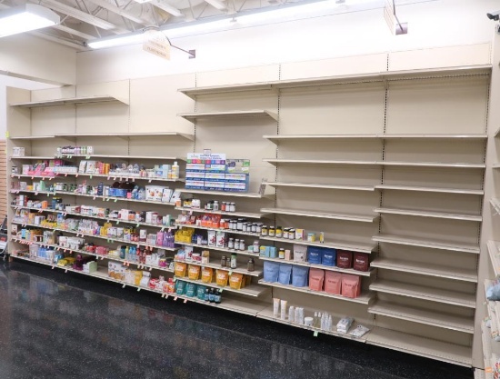 Lozier wall shelving- 23' run
