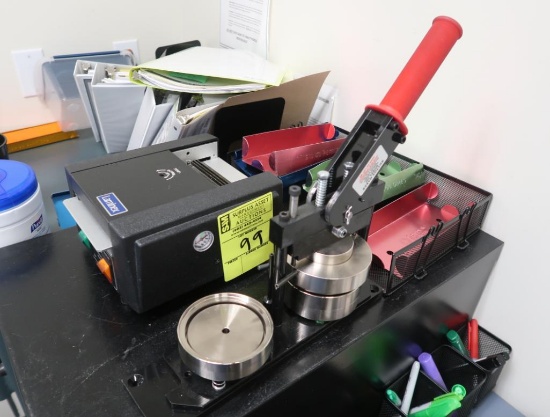 button press & laminator