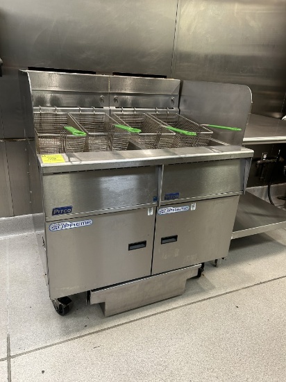 2019 PITCO SOLSTICE SUPREME NATURAL GAS DUAL DEEP FRYER