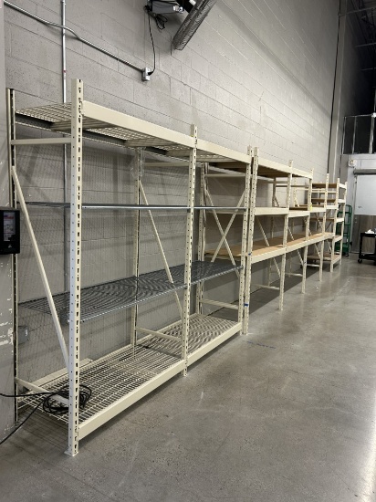 7 SECTIONS OF LOZIER WIDE SPAN RACKING