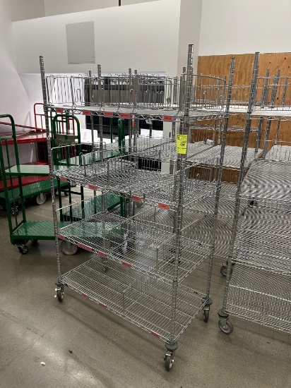 48IN X 24IN X 80IN METRO RACKS ON CASTERS