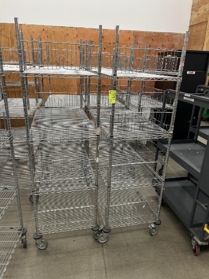 48IN X 24IN X 80IN METRO RACKS ON CASTERS