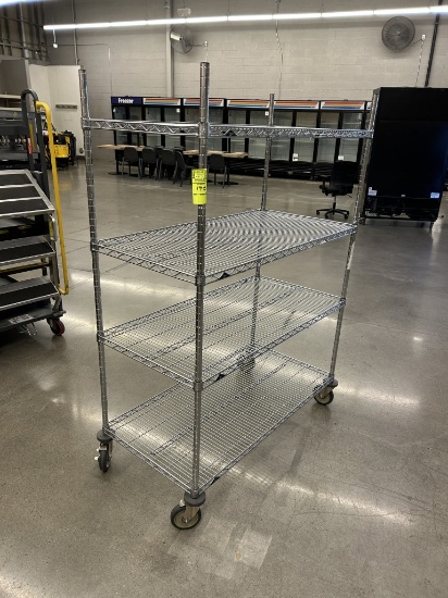 48IN X 24IN X 67IN METRO RACK ON CASTERS